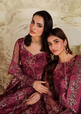 Zaneera By Zarif Embroidered Net 3 Piece Unstitched Suit ZF25ZPE D-ZPE-07 FALEK